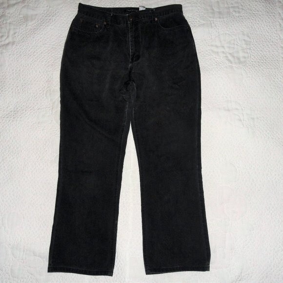 Vintage Bill Blass Jeans Sz 14 Black - Picture 1 of 6